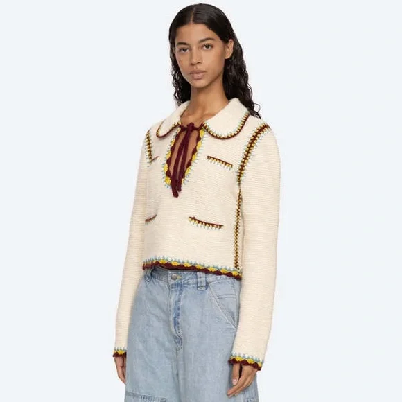 NWT $425 Sea NY Evan Knit Sweater - Picture 3 of 8